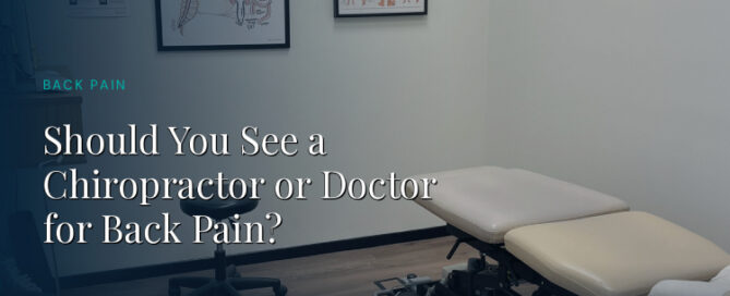 Chiropractor or doctor for back pain