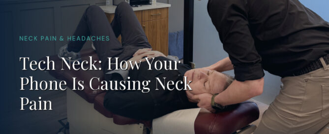 Tech neck and phone-related neck pain
