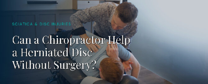 Treating a herniated disc without surgery