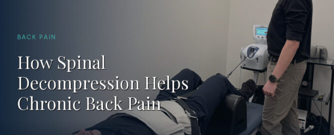 Spinal decompression for chronic back pain