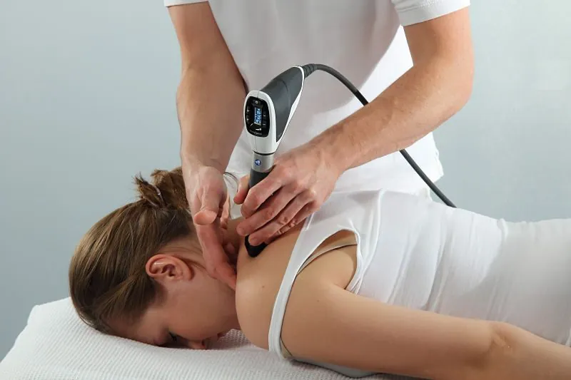 Chiropractic treatment bays at Full Potential Chiropractic, Calgary SW.