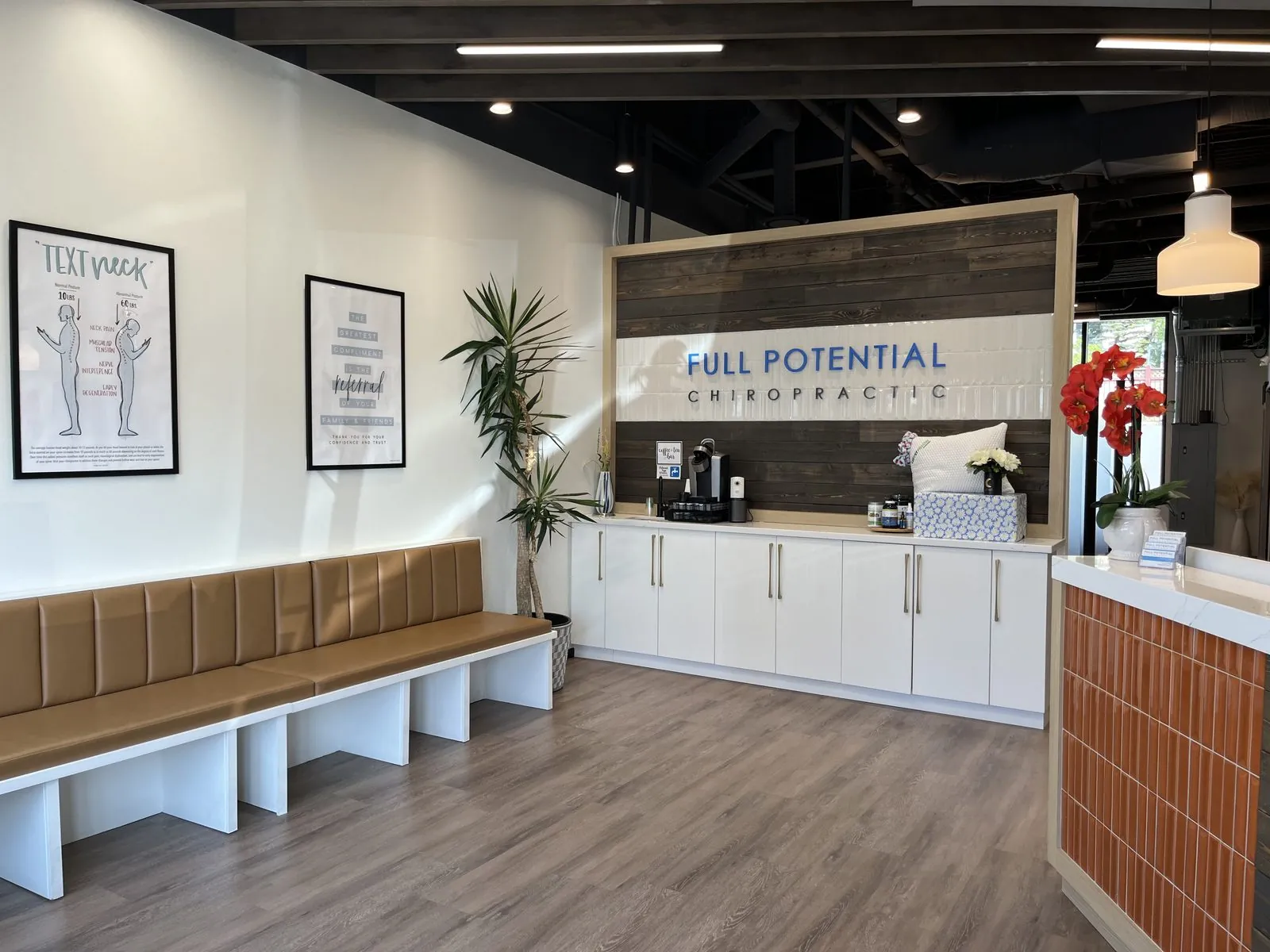chiropractor-strathcona-park Chiropractic treatment bays at Full Potential Chiropractic, Calgary SW.